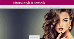 Desktop Screenshot of divakosmetik.de